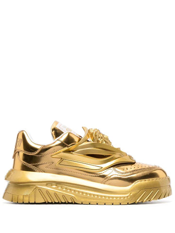 Versace Odissea metallic-effect sneakers