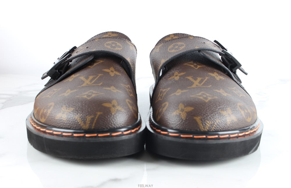 LOUIS VUITTON MONOGRAM LV EASY BROWN MULE - CHIC TREAD