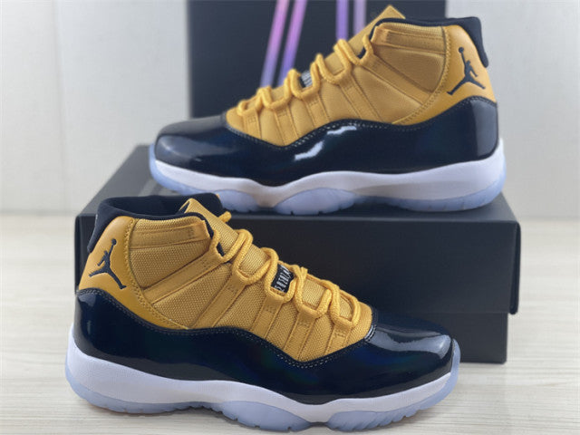 Air Jordan 11 Retro 'Black Yellow' - CHIC TREAD