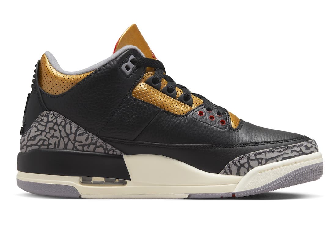 AIR JORDAN 3 “BLACK GOLD” - CHIC TREAD