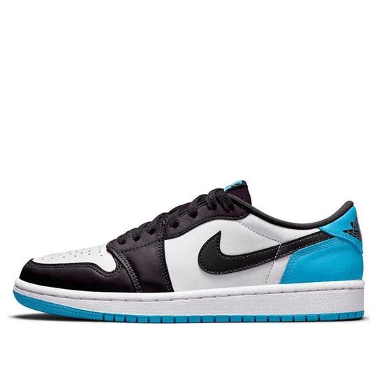 AIR JORDAN 1 LOW “Black Dark Powder Blue” - Chic TreadAIR JORDAN 1 LOW “Black Dark Powder Blue”