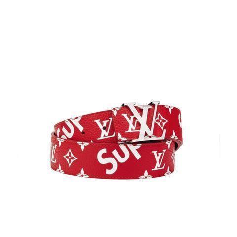 LOUIS VUITTON X SUPREME - LEATHER BELT - CHIC TREAD