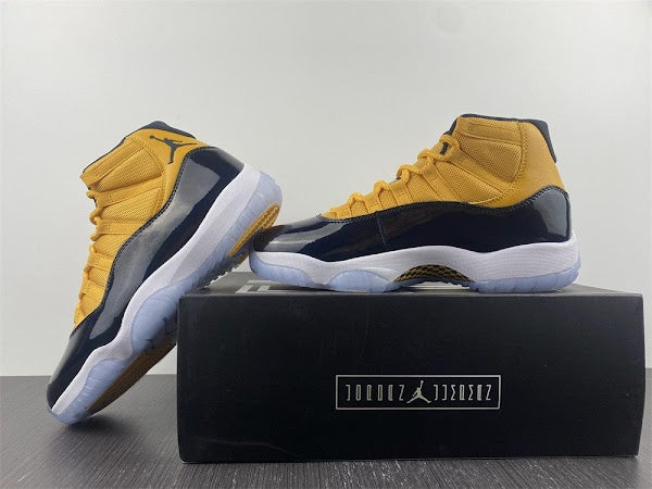 Air Jordan 11 Retro 'Black Yellow' - CHIC TREAD