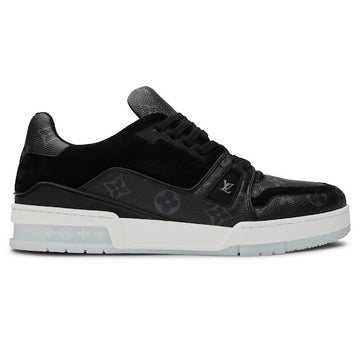 LOUIS VUITTON LV TRAINER BLACK SNEAKER - CHIC TREAD