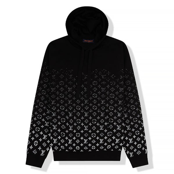 LOUIS VUITTON MONOGRAM GRADIENT KNIT BLACK HOODIE - CHIC TREAD